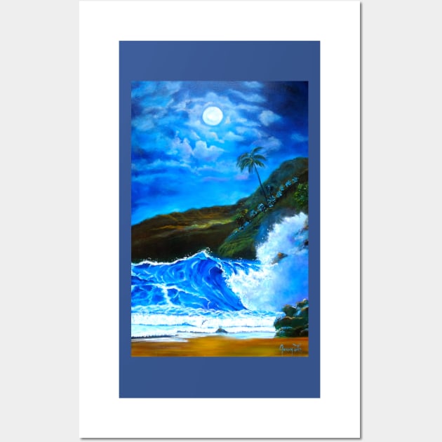 Tropical Hawaiian Island Wall Art by jennyleeandjim